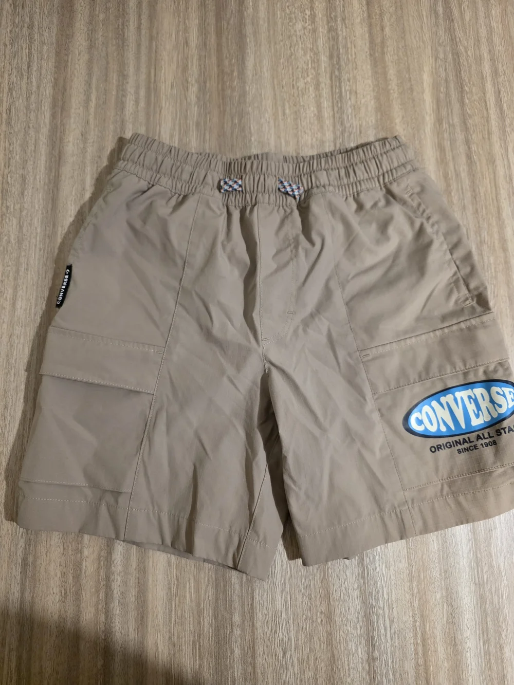 Converse Boys SIZE S Tan Cargo Shorts
